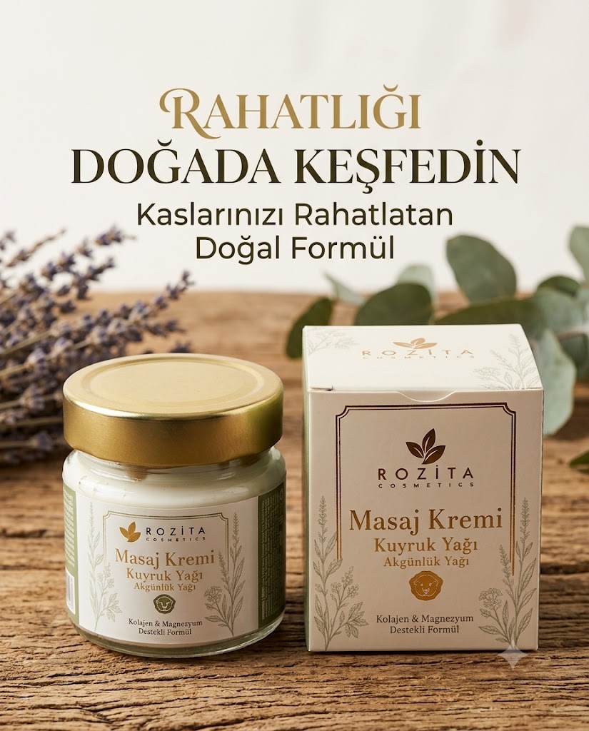 ROZİTA MASAJ KREMİ KUYRUK YAĞI & AKGÜNLÜK 200 ml