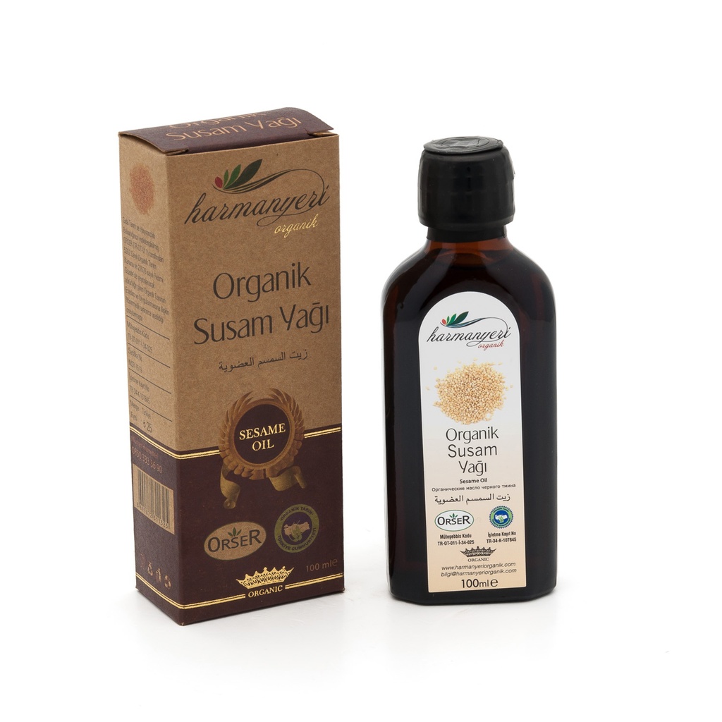 HARMANYERİ ORGANİK SUSAM YAĞI 100 ML