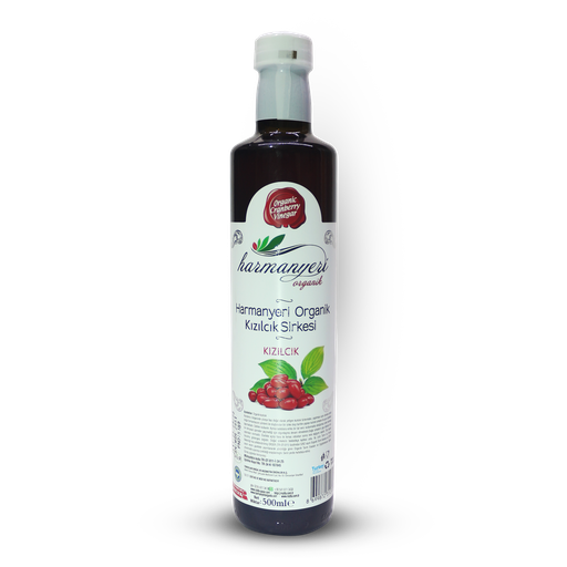 HARMANYERİ ORGANİK KIZILCIK SİRKESİ 500 ML