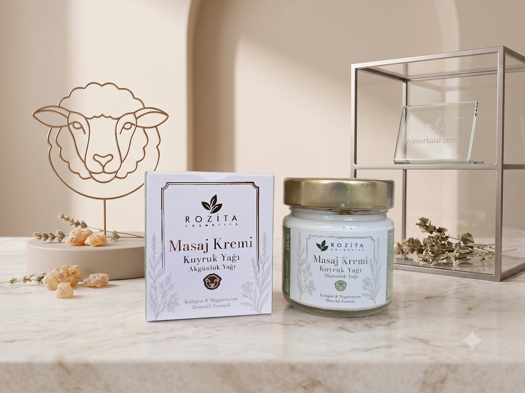 ROZİTA MASAJ KREMİ KUYRUK YAĞI & AKGÜNLÜK 200 ml