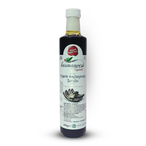[OKC6] HARMANYERİ ORGANİK KEÇİBOYNUZU ŞURUBU 680 g